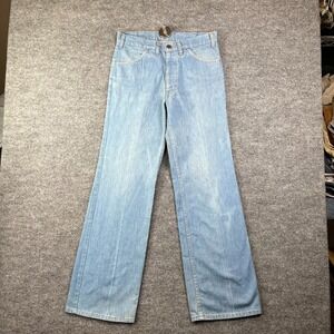 VTG 80s Levi's Orange Tab Flared Jeans Women's Blue Denim Classic Zip Fly 30X32
